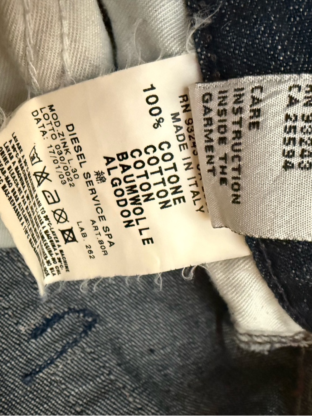 Diesel Women's Blue Flared Denim Jeans - Picture 5 of 6